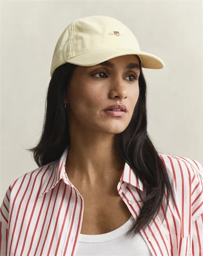 Gant - Shield Cotton Kasket - Vanilla Yellow
